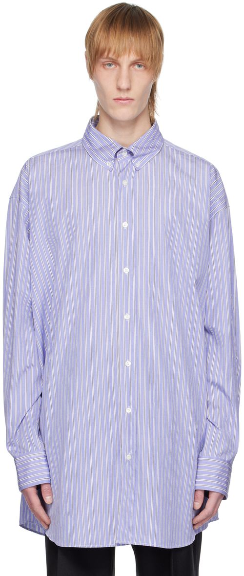 Blue striped shirt