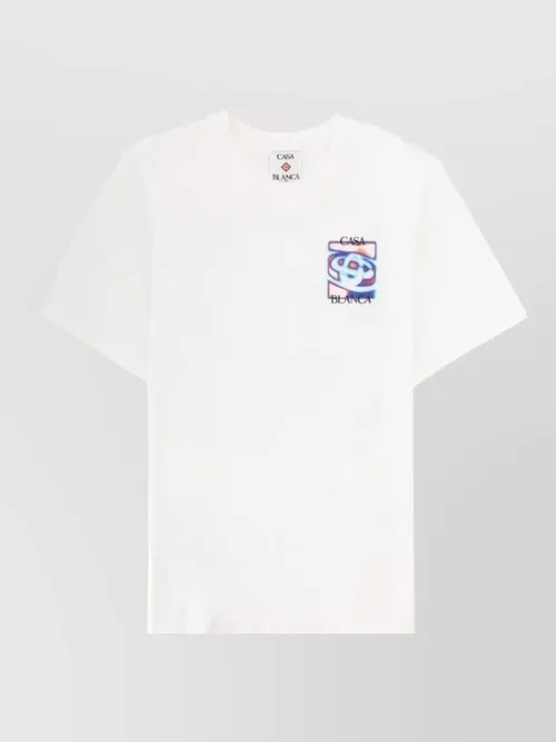 Casablanca - graphic crew neck short sleeve t-shirt