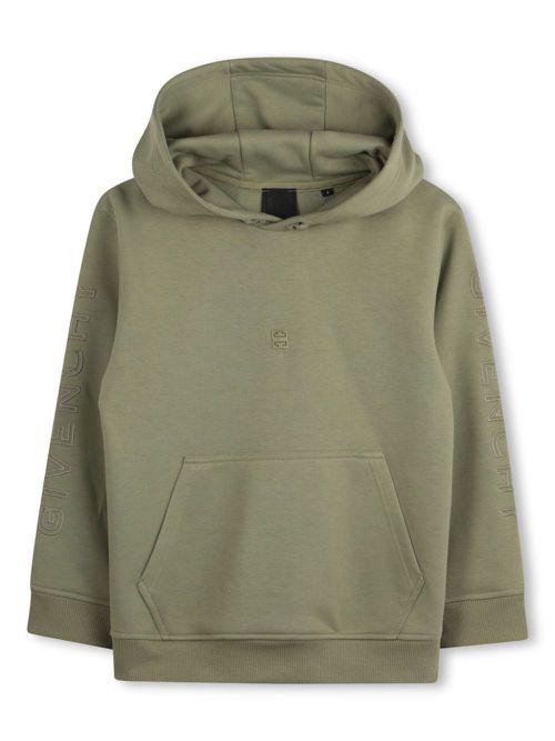 4G-motif hoodie - Green