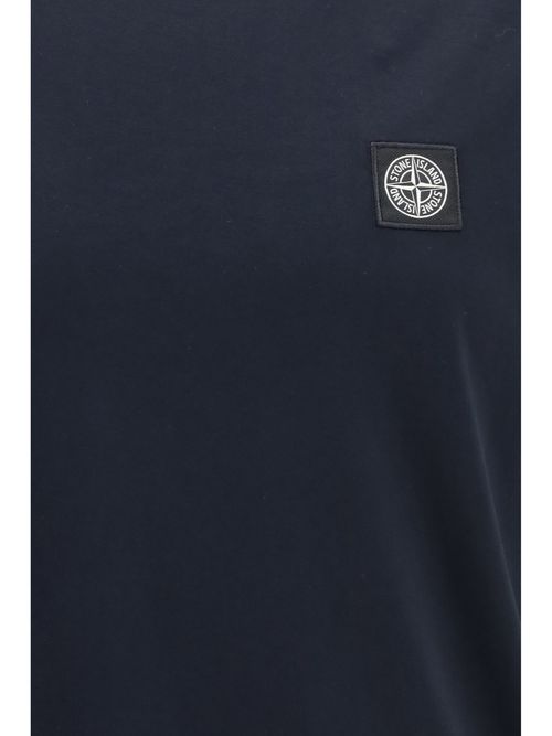 Logo-Patch T-Shirt — Navy