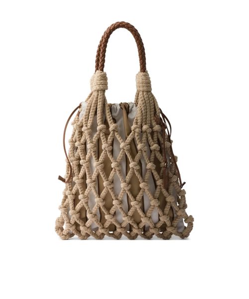 Noué medium cotton macramé bag