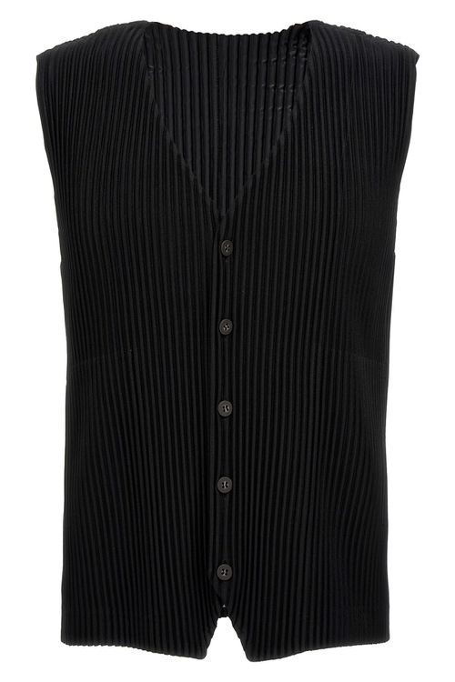 Pleated Vest