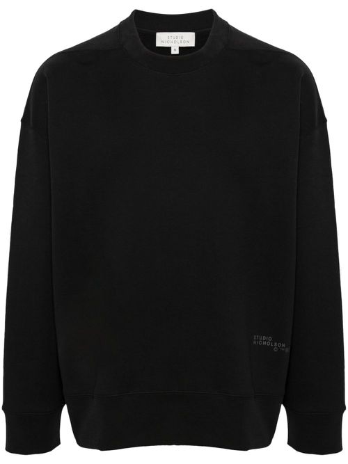 Logo-print sweatshirt - Blue