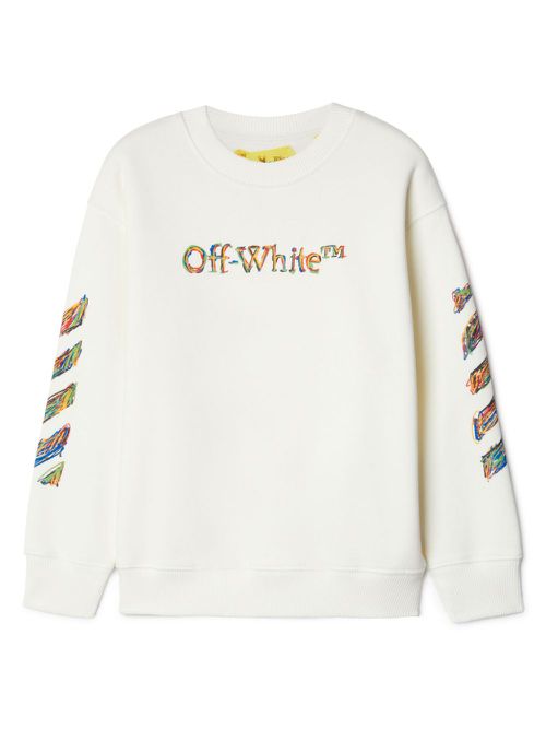 Logo Sketch cotton sweatshirt