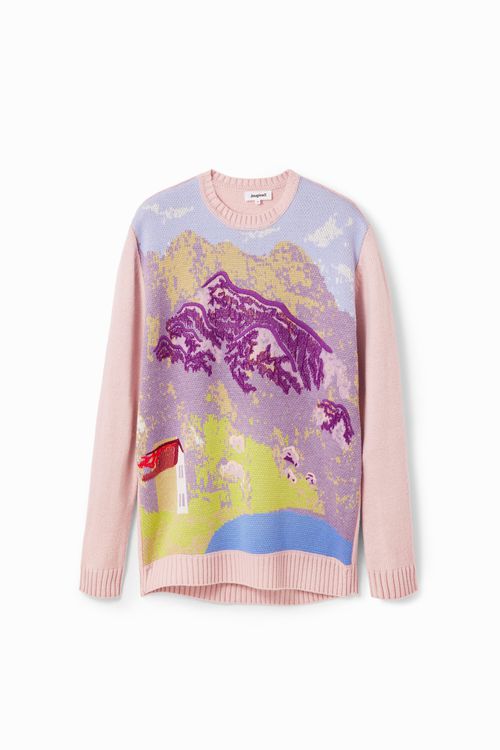 M. Christian Lacroix landscape pullover