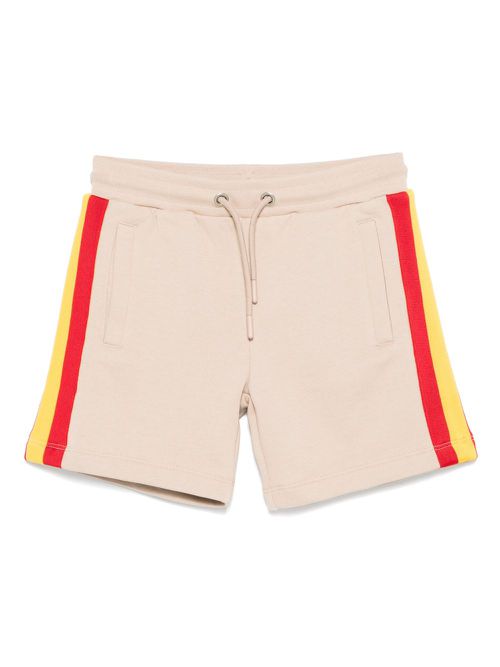 Drawstring-waist shorts - Neutrals
