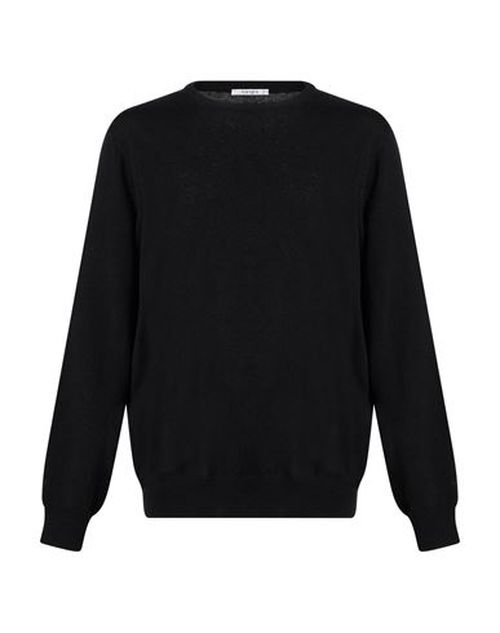 Man Sweater Black Size 48 Wool