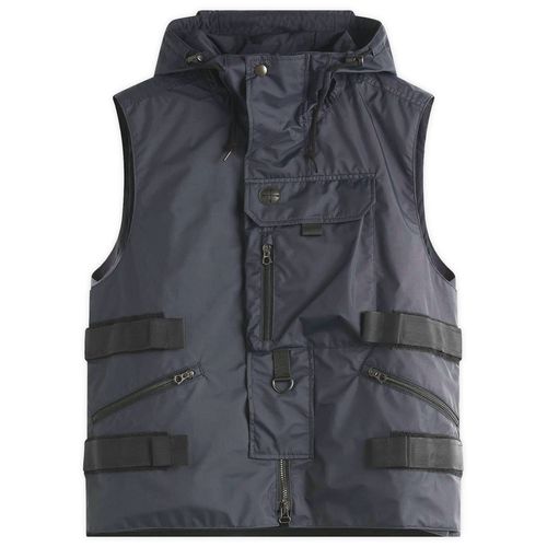 Junya Watanabe MAN Men's x C.P Company Nylon Laminated Smock Vest in Black