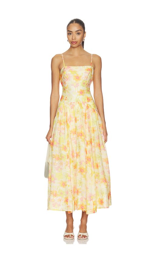 ASTR the Label Ovina Dress in Yellow. S. Also in XS, M
