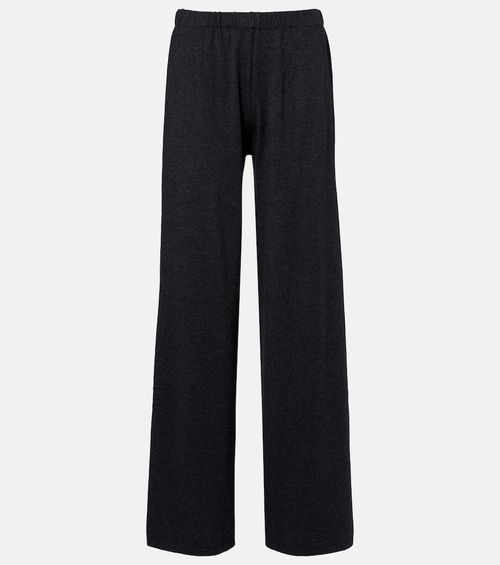 Aina cotton and cashmere jersey straight pants