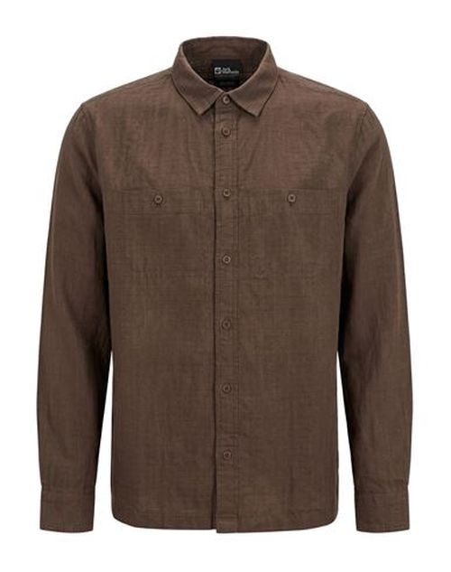 Man Shirt Brown Size XL Hemp, Organic cotton