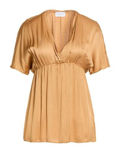 Woman Top Camel Size 10 Viscose