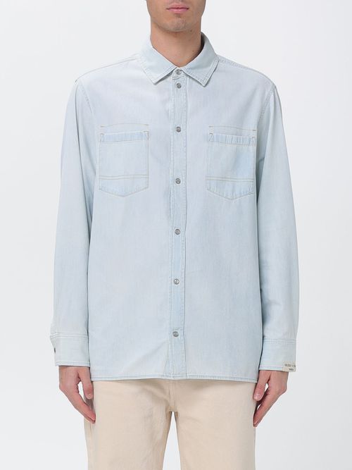 Shirt Men color Stone Washed