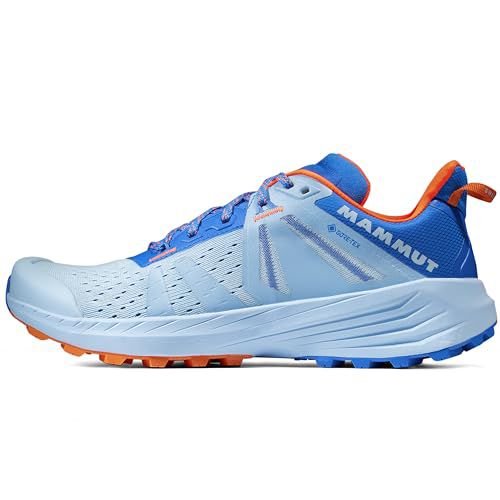 Mammut Women's Saentis TR Low GTX Trail Running Shoe Light Cool Blue-Glacier Blue US
