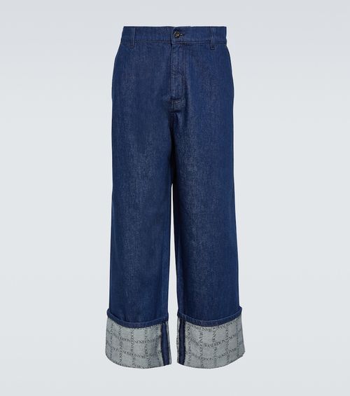 Turn Up straight jeans