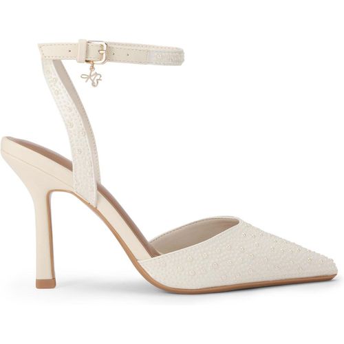 KG Kurt Geiger Womens Sugar Pearl Heels - Cream Fabric