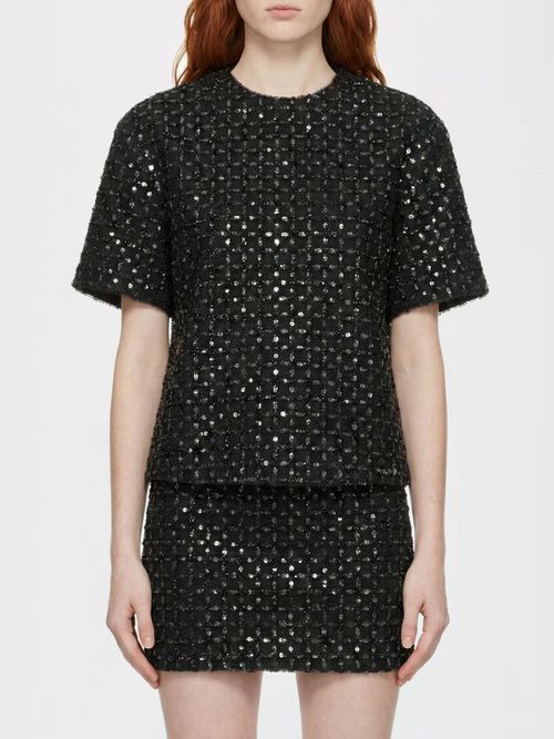 Top Woman color Black