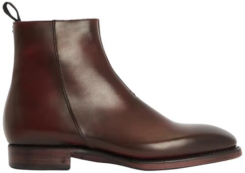 John Varvatos Men's Regent Zip Boot Mid Calf