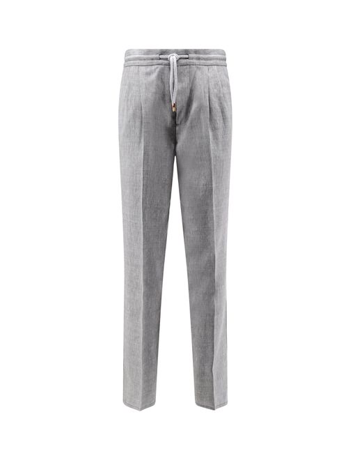 Linen And Virgin Wool Trousers