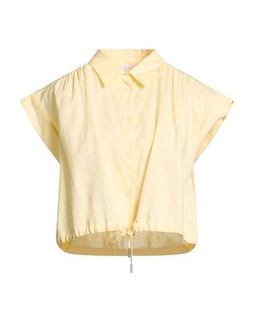 Woman Shirt Yellow Size 6 Cotton