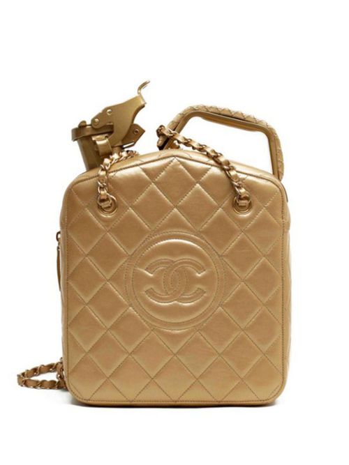 2015 Paris Dubai handbag - Gold
