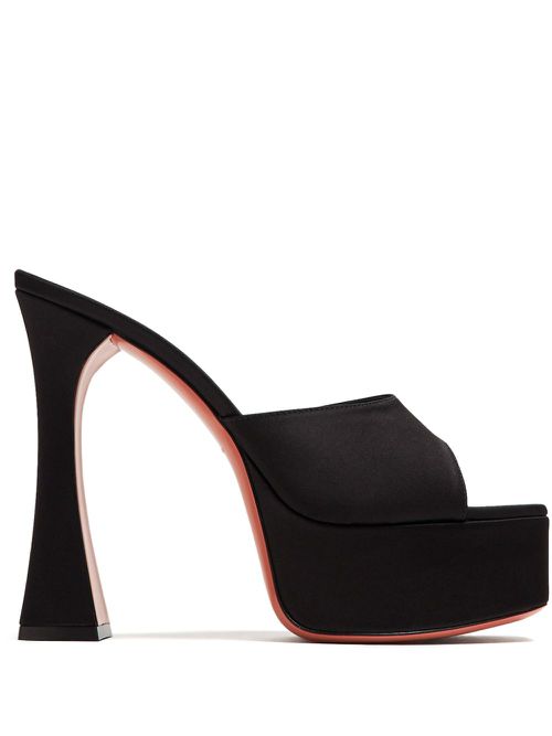 140mm Dalida platform sandals - Black