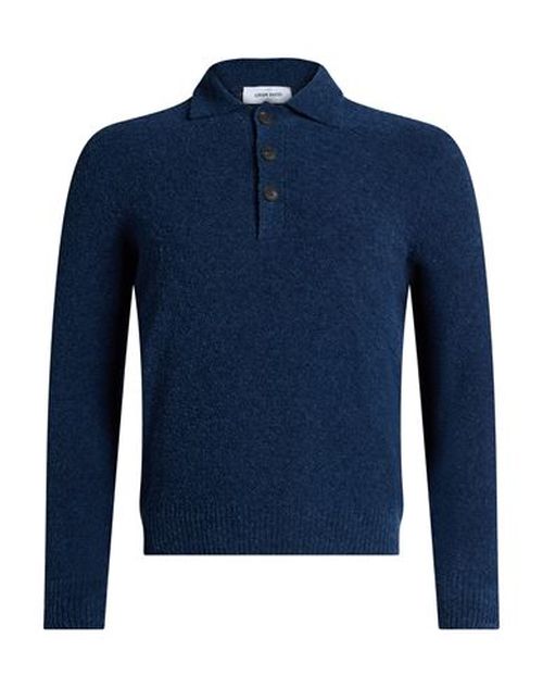 Man Sweater Navy Size 38 Virgin Wool, Polyamide