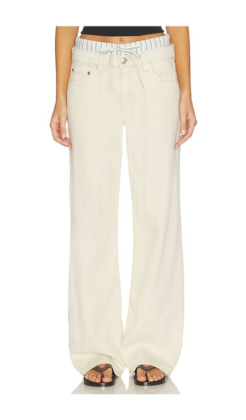 Rag & Bone Saige Full Boxer Straight Jeans in Cream. 24. Also , 25, 26, 27, 28, 29, 30
