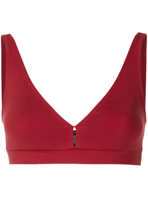 Life V-neck sports bra - Red
