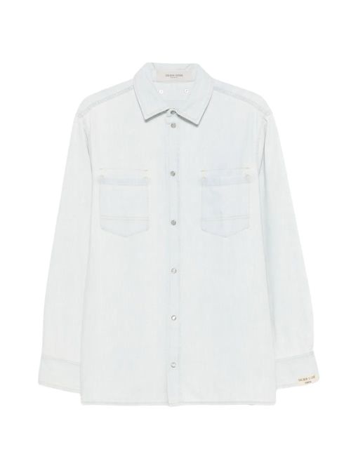 Patch-Pocket Cotton Shirt — White