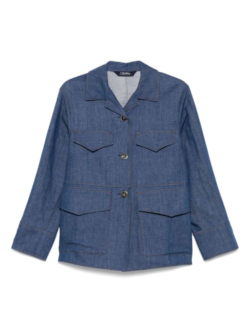 'S Max Mara Ginny twill jacket - Blue