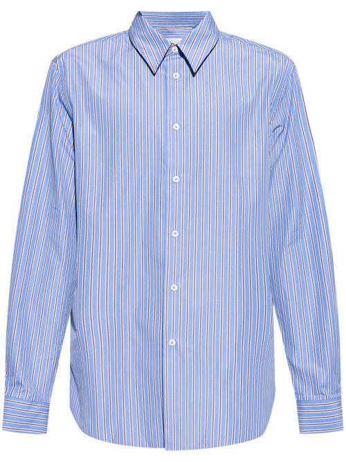 Striped cotton shirt - Blue