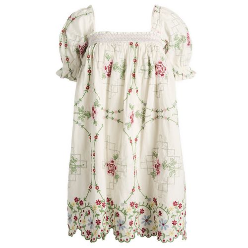 Damson Madder Women's Lulu Mini Dress in White