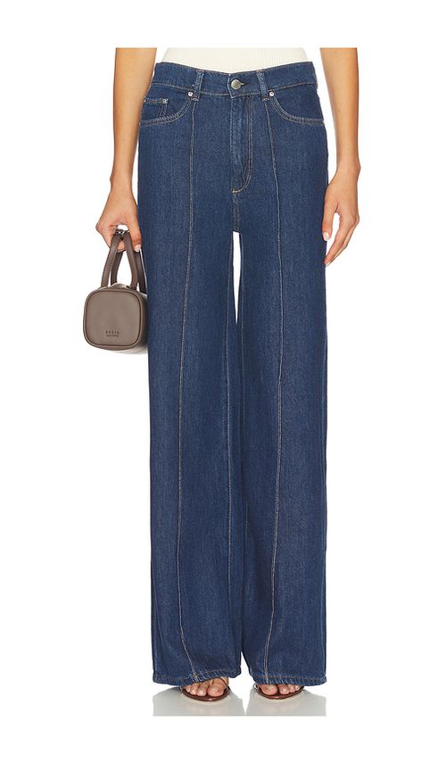 DL1961 Hepburn High Rise Wide Leg Jeans in Inkwell. 34 also , 24, 25, 26, 27, 28, 29, 30, 31