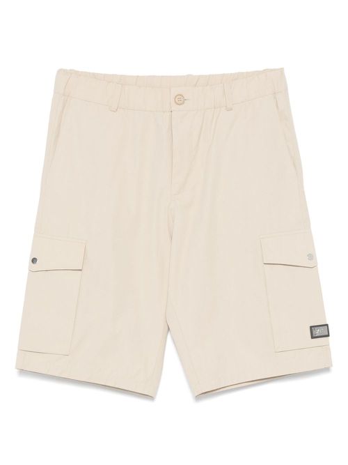 Logo-plaque shorts - Neutrals