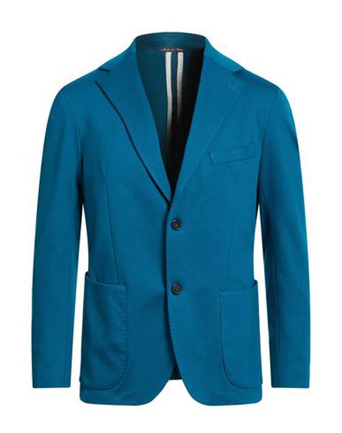 Man Blazer Deep teal Size 40 Viscose, Nylon, Elastane