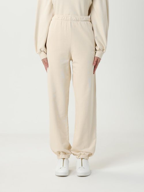 Pants Woman color Cream