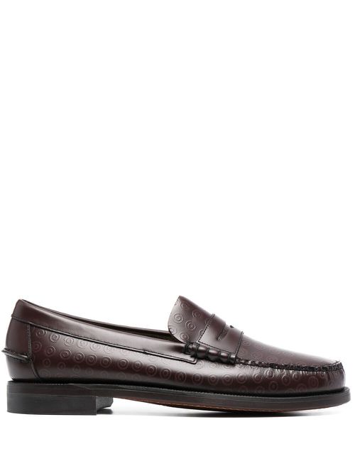 Dan leather loafers - Red