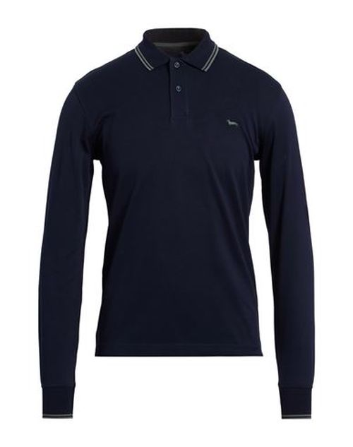 Man Polo shirt Midnight blue Size S Cotton
