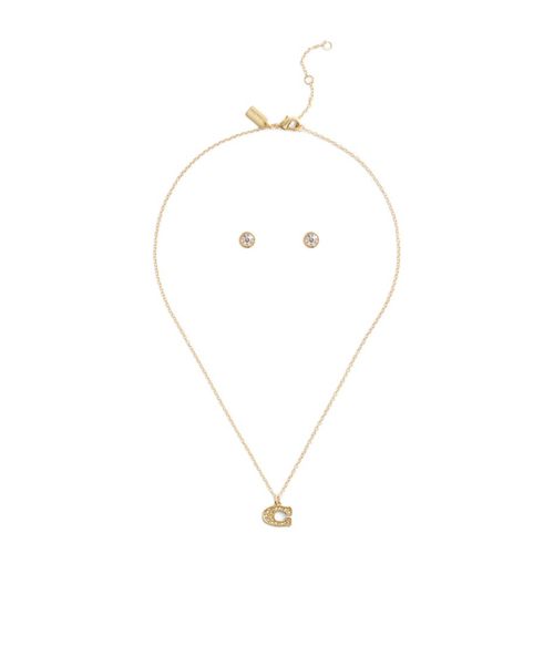 Pendant Necklace And Earrings Two-Piece Set