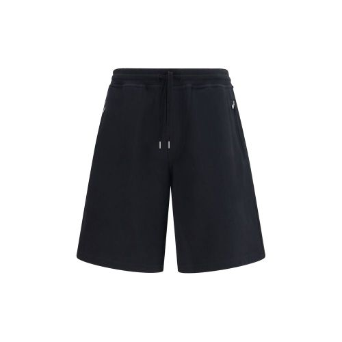 Cotton Jogging Bermuda Shorts — Black