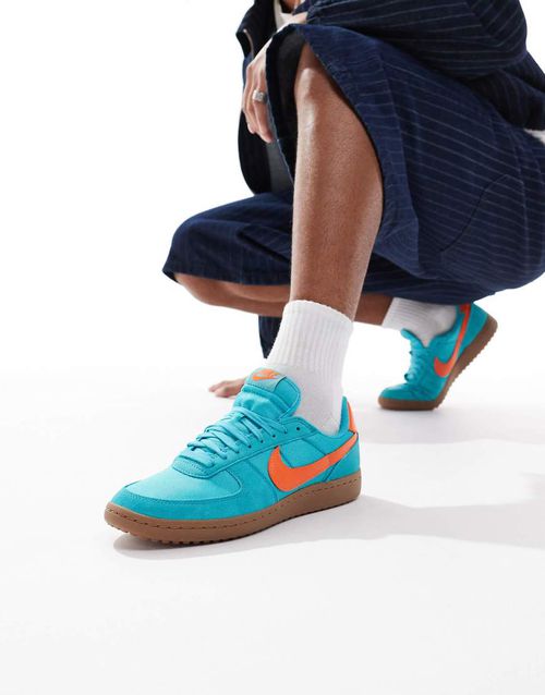 Nike Field General sneakers in blue and orange