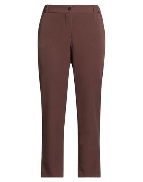 Même By Giab's Woman Pants Chocolate brown Size 8 Polyester, Elastane