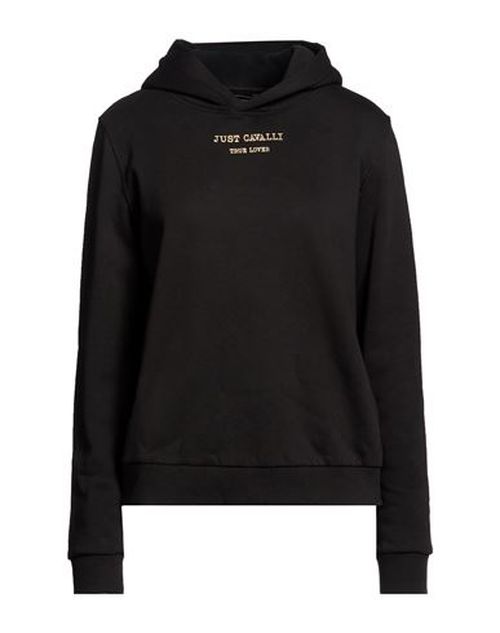 Woman Sweatshirt Black Size S Cotton