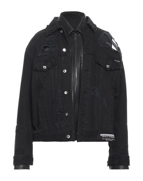 Man Denim outerwear Black