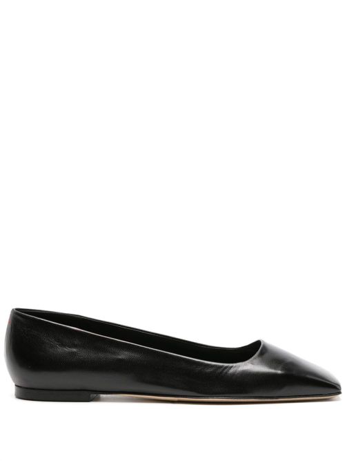 Matti leather ballerina shoes - Black