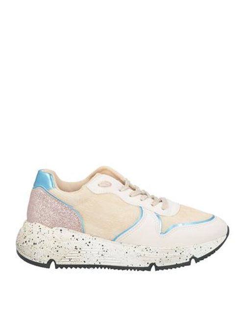 Woman Sneakers Sand Size 6 Leather, Textile fibers