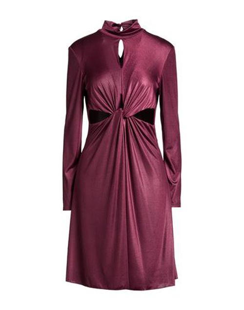 Woman Mini dress Plum Size M Polyester, Elastane