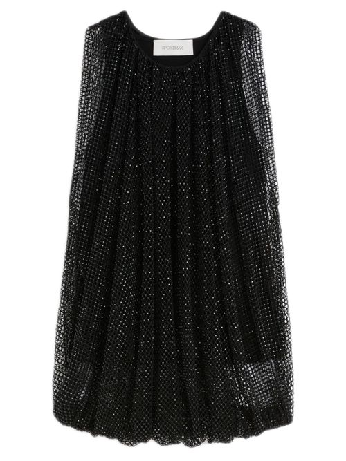 Soft Tank Top with Rounded Neckline and Bubble Hem