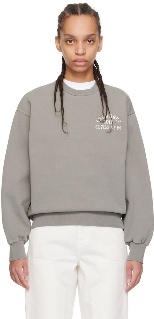 Carhartt Work In Progress Gray 'Class of 89' Sweatshirt